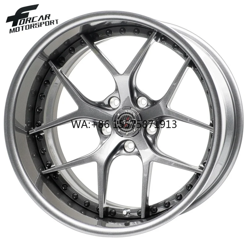 

Custom 2 Piece 18 19 20 21 22 23 24 Inch Deep Concave Wheels Forged Aluminum Alloy Light Weight Wheel