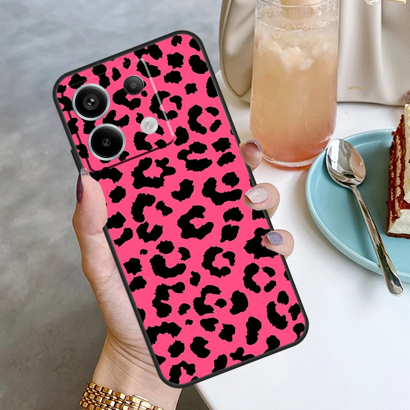 Leopard Print Panther Funda For Xiaomi Redmi Note 12 11 10 9 8 13 Pro Plus 12S 11S 10S 9S 10A 9C 10C 12C 13C Case