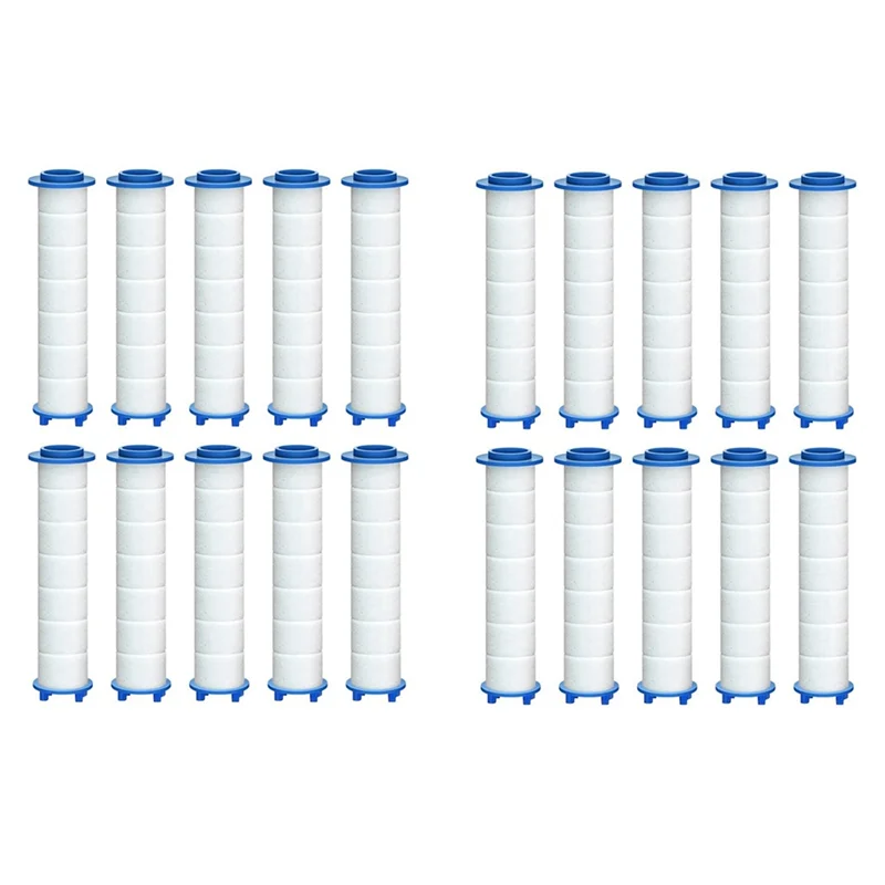 

20Pcs Replacement Shower Filter for Hard Water - High Output Shower Water Filter To Remove Chlorine and Fluoride