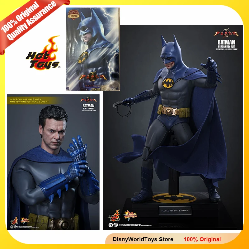 

100% Original Hot Toys HT Batman MMS834 Blue Grey Suit 1/6 Genuine In Stock Figure Model Toys