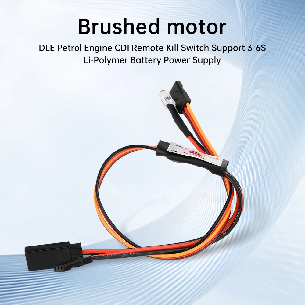 DC5-25.2V CDI 원격 화염 아웃 스위치, RC 엔진 화염 아웃 킬 스위치, RC DLE 가솔린 엔진용, 강력한 간섭 방지 능력