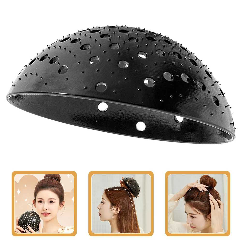 

4 Pcs Silicone Hair Pads Styling Accessories Bump Volumizing Cushions Bun Headgear Volume Insert