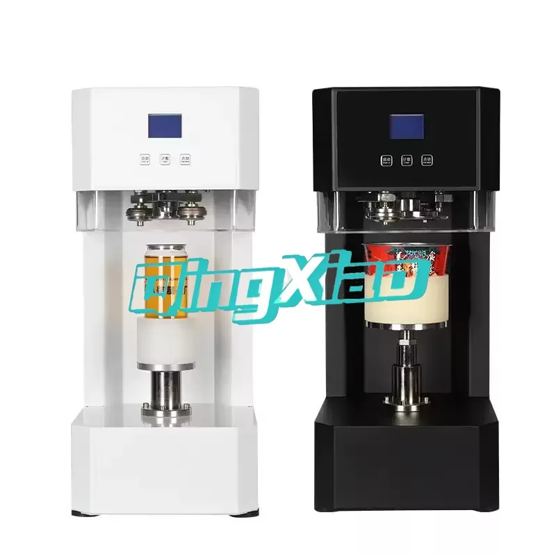 

Электрическая полностью автоматическая машина для запечатывания банок: для кофе, газированных напитков, соков, соусов, консервов. Для использования в магазинах.