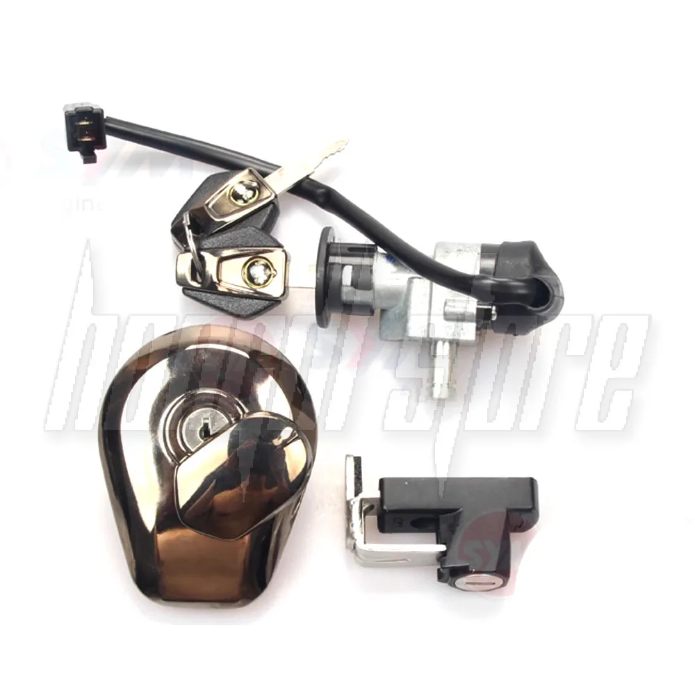 Fit SYM Wolf CR 300 CR300 CR300i 300i Motorcycle Ignition Switch Lock Key Motorcycle Lgnition Switch Key Fuel Tank Lock Set