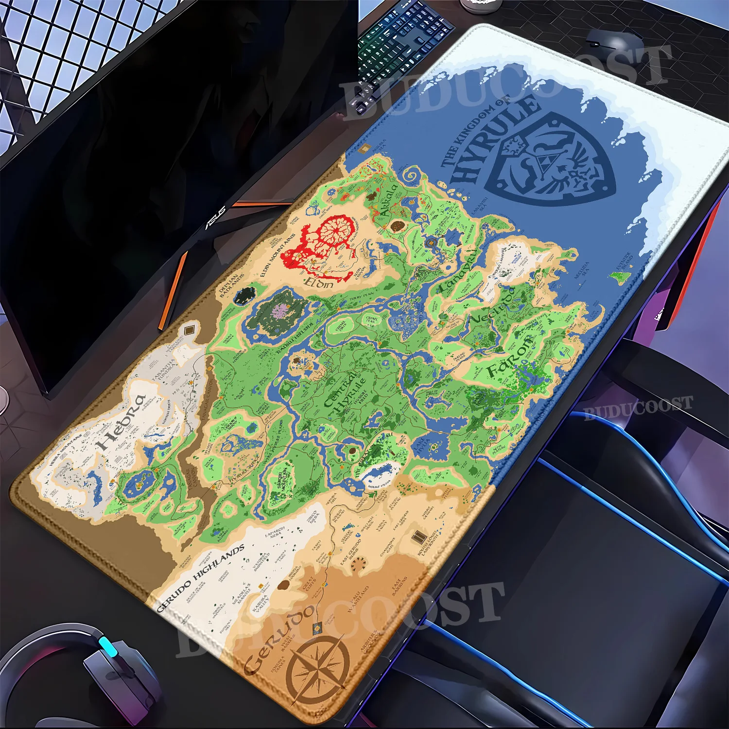 Link Mouse Pad Pc Gamer Anime - đánh giá và giá Zelda Desk Setup