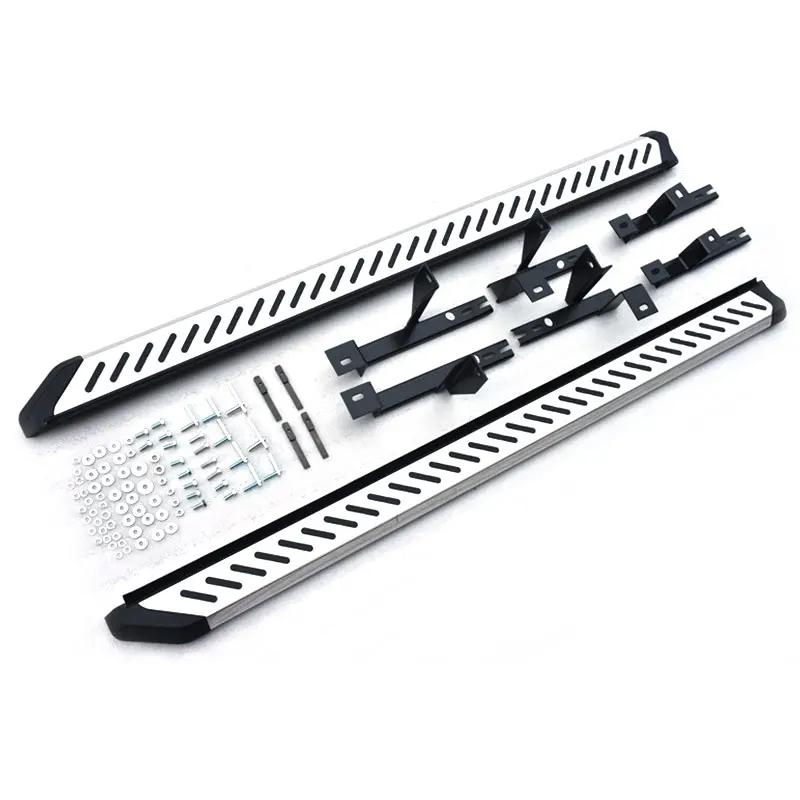 

Wholesale Special Design 4x4 High Polished Aluminum Alloy Luxury Full Set Fixed Running Board for Tiguan/Viloran Foot Step