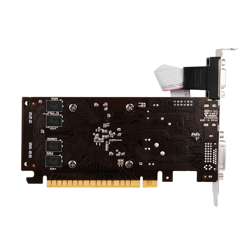 GT610 กราฟิกการ์ด DDR3 True 2GB 810MHZ คอมพิวเตอร์การ์ด PCI-E 16X - ใช้งานร่วมกับ + VGA + DVI เสียงต่ําสําหรับเดสก์ท็อป PC