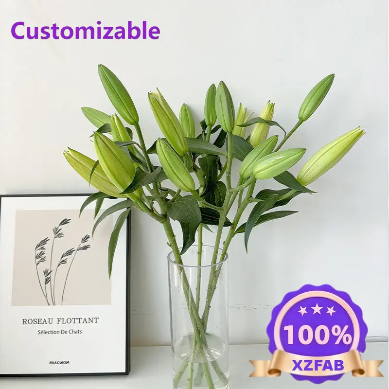 Factory Direct 2026 Class A Perfume Lily Flowers Siberia Huang Tianba Yunnan Base Straight Hair Indoor Water Flower Arrangement