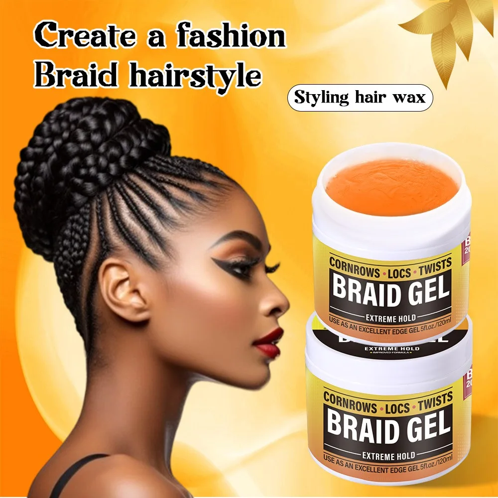 Hair Wax for Styling, Strong Hold, Moisturizing Light Scent, Retro Look, Hair Grooming Product