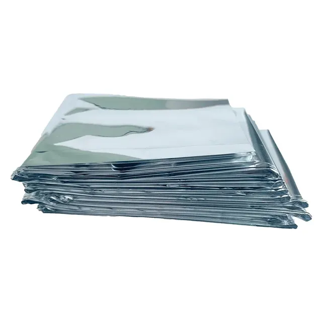 Rhino Rescue Emergency Blanket 1.6*2.1m Space Mylar Thermal for Outdoors, Hiking, Survival Blanket 10PC 4 Rhino Rescue Emergency Blanket 1.6*2.1m Space Mylar Thermal for Outdoors, Hiking, Survival Blanket 10PC 4