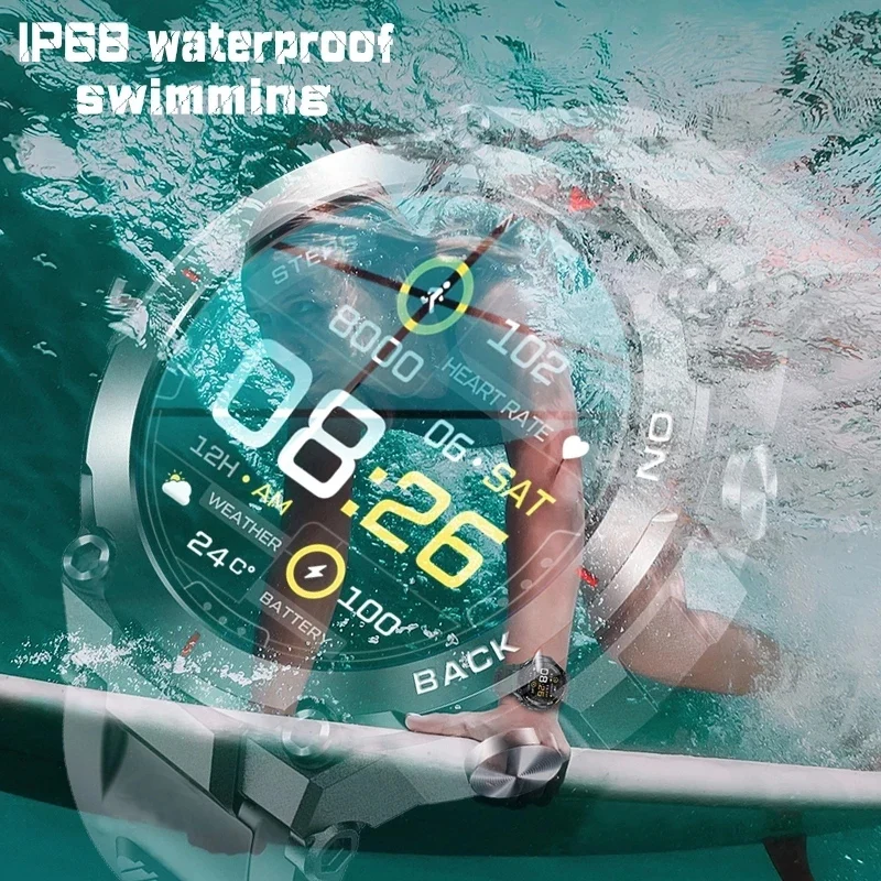 2023 New GPS Smart Watch Sports Fitness Bracelet Call Reminder Heart Rate IP68 Waterproof Smartwatch For Men Android IOS Watches