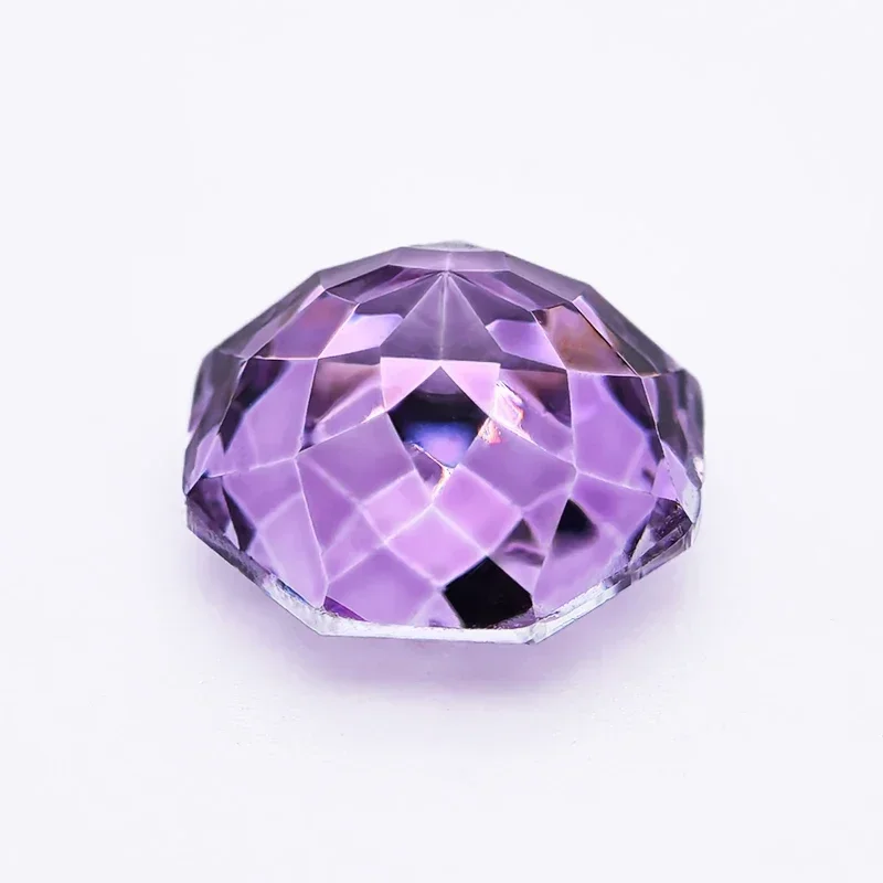 

Top Cubic Zirconia Special Rose Cut Purple Color Gemstone Bead Wholesale and retail for Diy Advanced Jewelry Rings Earrings Maki