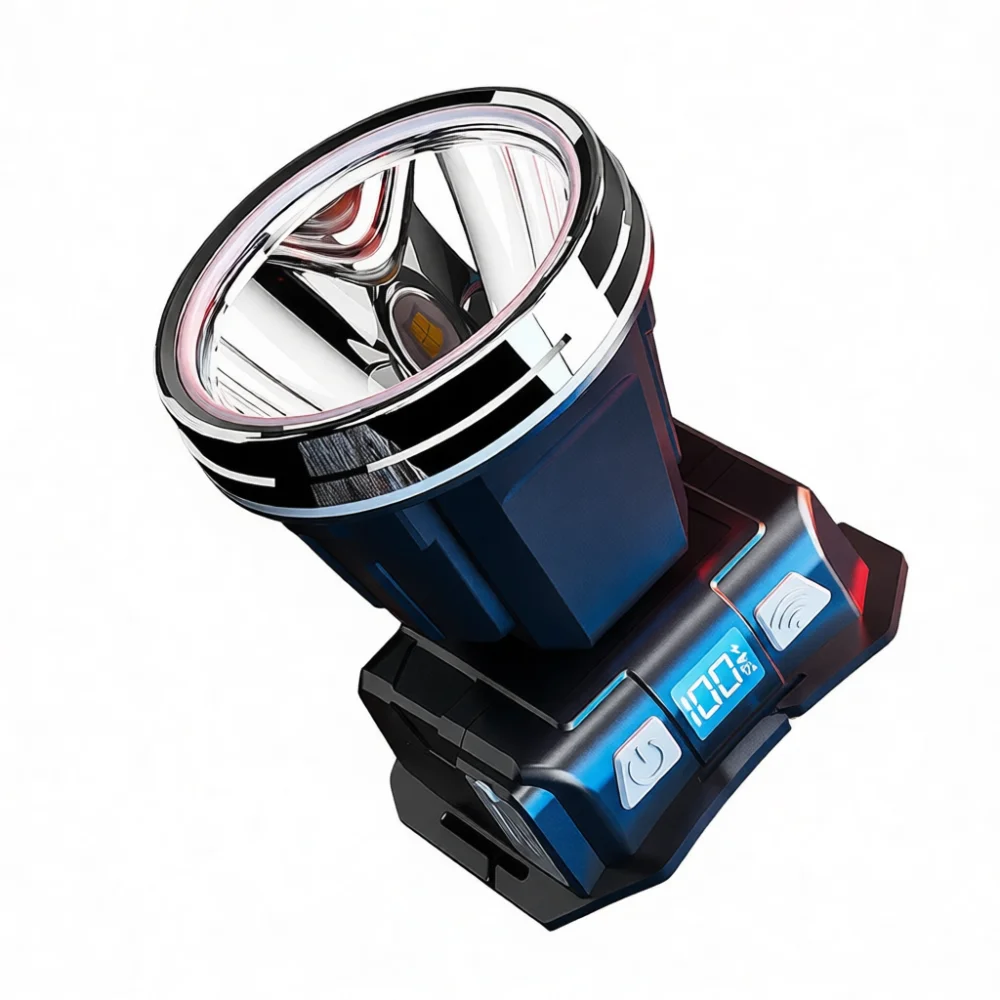 Headlamp Tactical Bright - Перезаряжаемый светодиодный налобный фонарь с датчиком