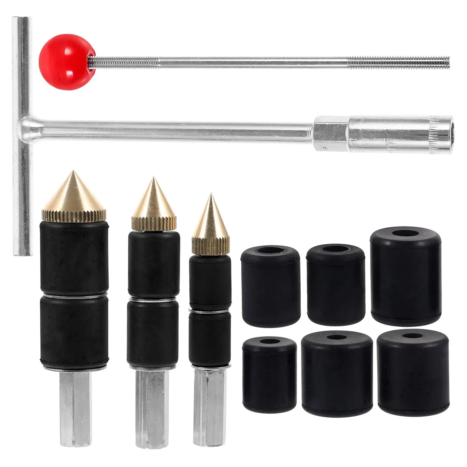 

Plumbing Stop Wrench Water Pipe Tool Hose Plumber Tools Three Piece Suit Rubber Pier