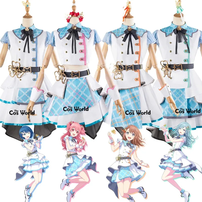 مشروع Sekai الملونة المرحلة الفذ المزيد من القفز 3rd الذكرى Hanasato Minori Momoi Airi ملابس أنيمي تأثيري ازياء