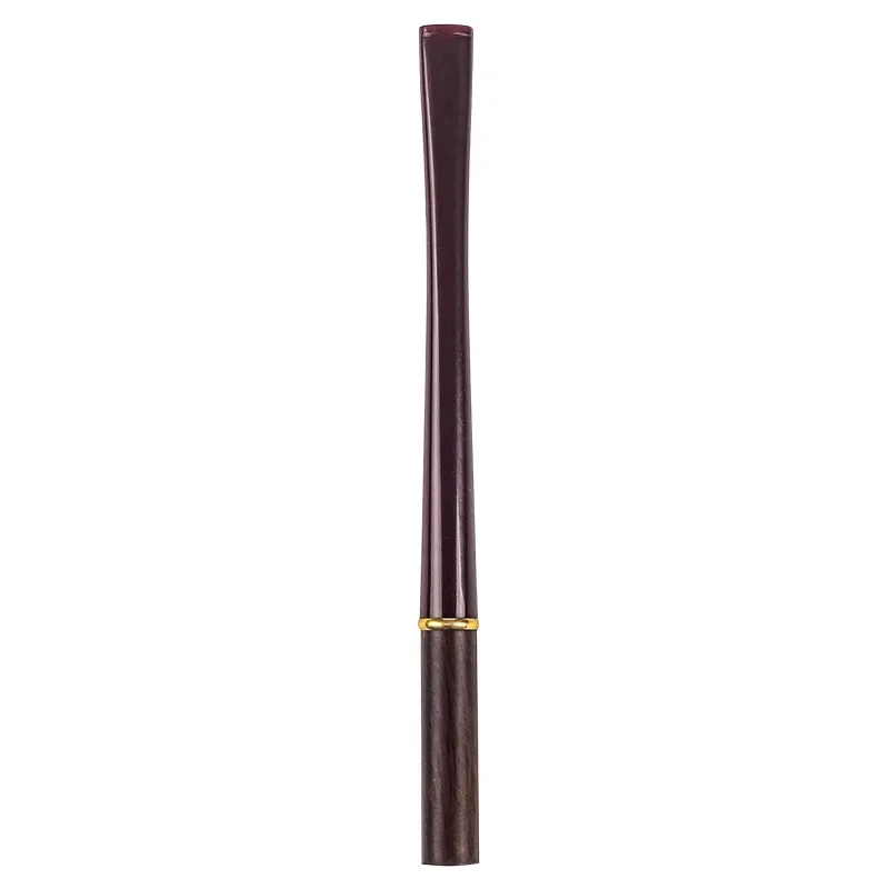 New Cigarette Smoking Pipe 3mm Filter Ebony Wood Pipe for 5.5mm & 8mm Cigarette Holder Best Straight Cigarette Pipe