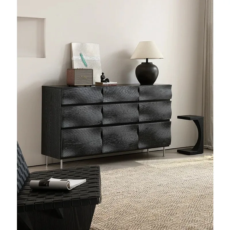 Solid wood chest bedroom living room locker