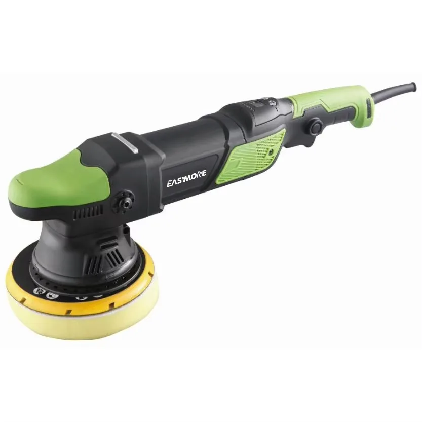 High-efficiency 950-watt portable electric double-action vehicle polishing machine