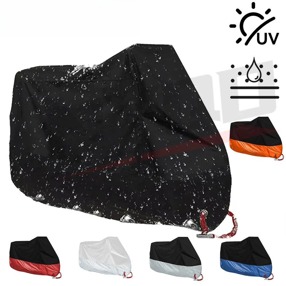 

New Motorcycle Cover Bike Waterproof Dustproof UV Protective Outdoor Scooter Motorbike All Season Rain Cover