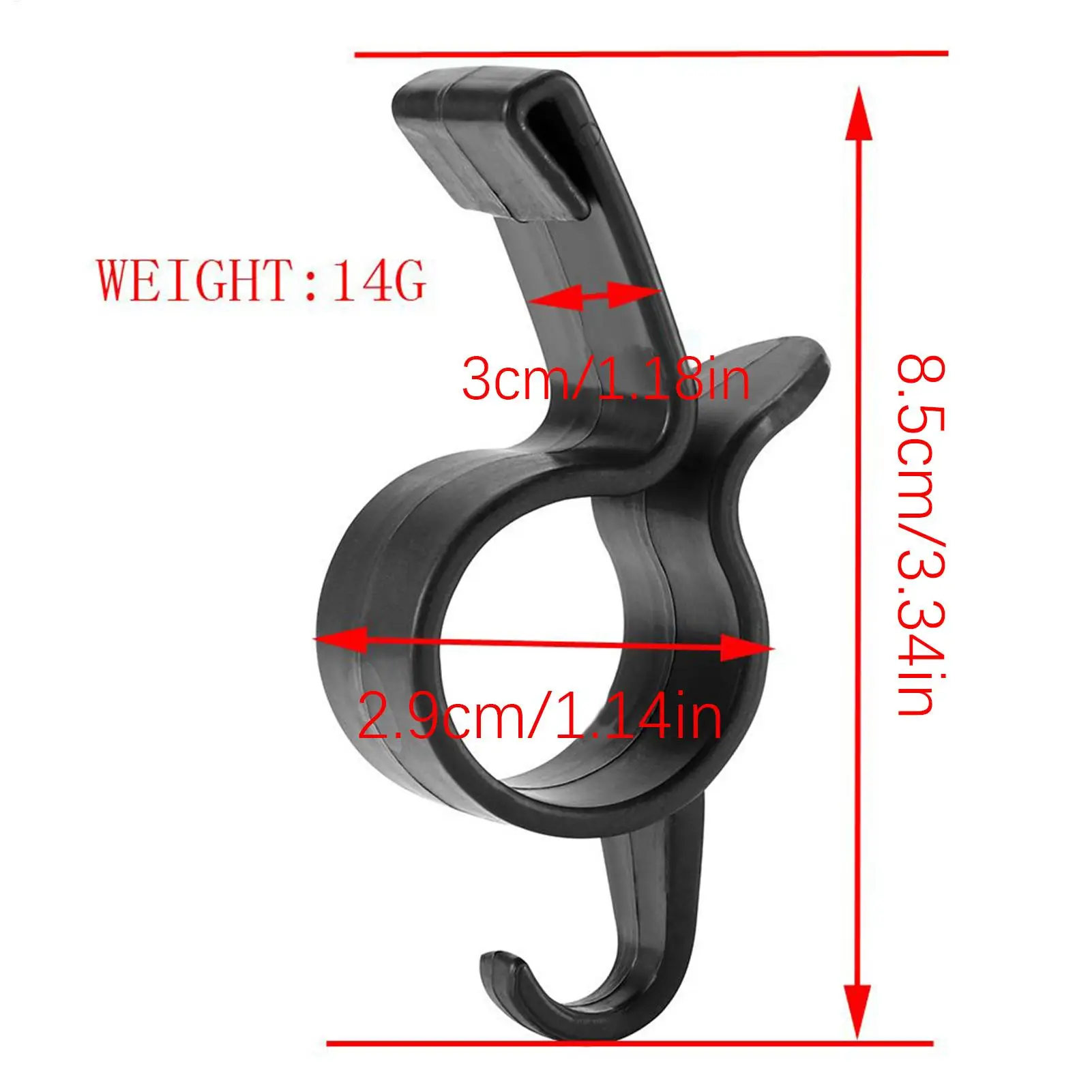 Portable Car Umbrella Holder Multifunctional Trunk Back Stand Boot Organizer Headrest Purse Automotive Truck Stroller