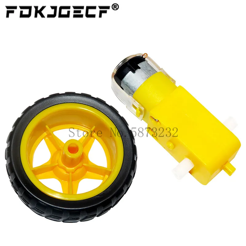 TT Motor Smart Car Robot Getriebemotor für Arduino Diy Kit Wheels Smart Car Chassis Motor Robot Fernbedienung Auto DC Getriebemotor