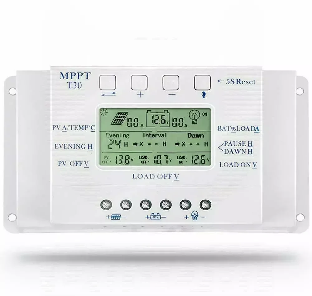 MPPT 10A Solar Panel Charge Controller Voltage Regulator Solar Panel 130W/12V 260W/24V Electrical Equipment Supplies