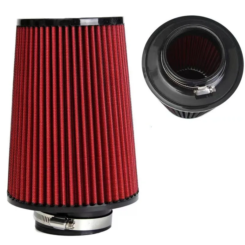 Car Mushroom Head Universal High Flow Intake Air Filter 102mm 89mm 76mm 3 3.5 4 Inch Cone Tapered Air filters for K＆N 14084-2