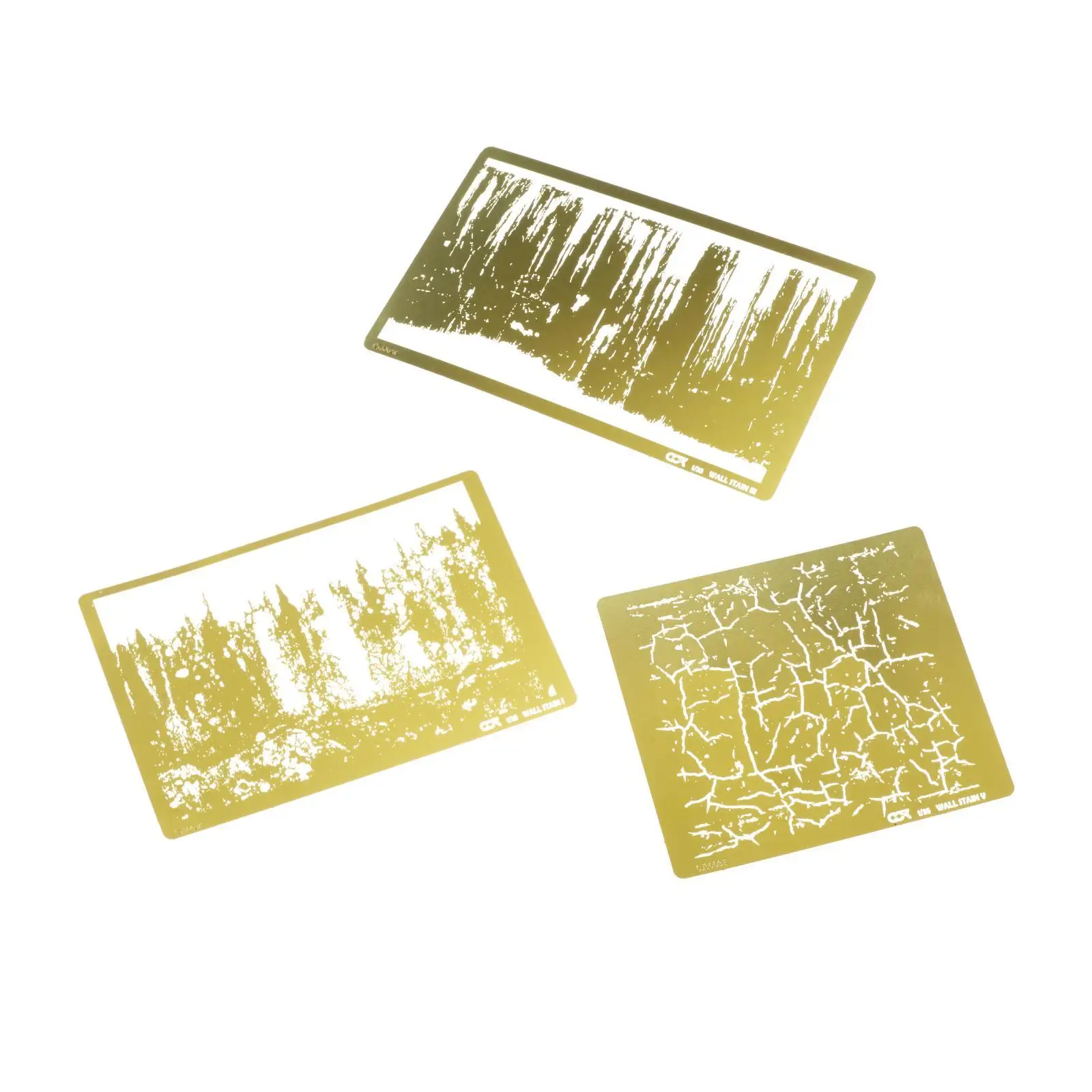 Brass Spraying Model Painting Template Plate DIY Hobby Plate Decoration Building Parts