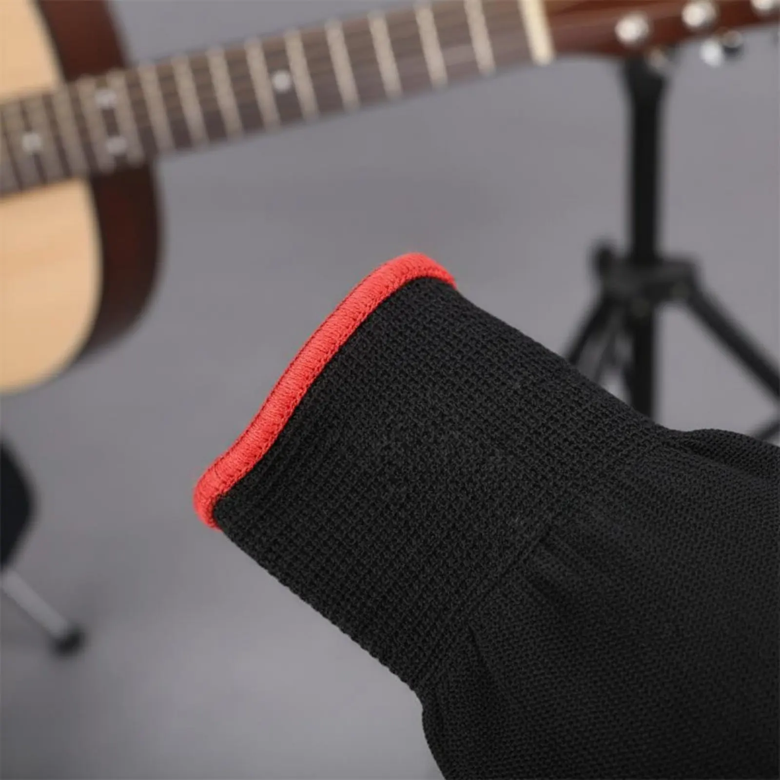 Guitar Practice Glove Fingertip Protector Ukulele Practice Glove Soft Thin for Beginners