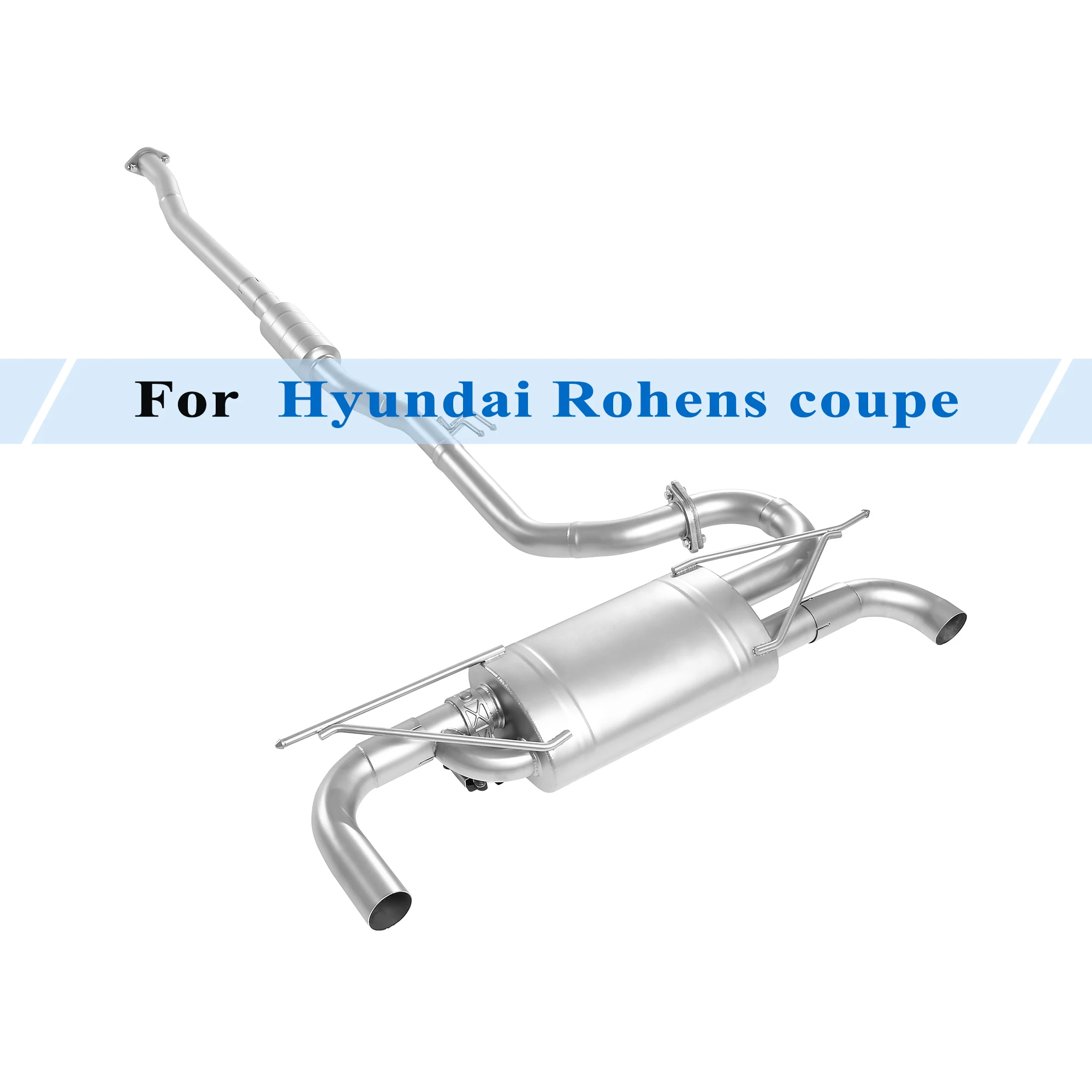 Exhaust System Pipe for 2009-2015 Hyundai Rohens Coupe 2.0T 3.8L Performance Muffler Resonator System Direct Replacement Parts