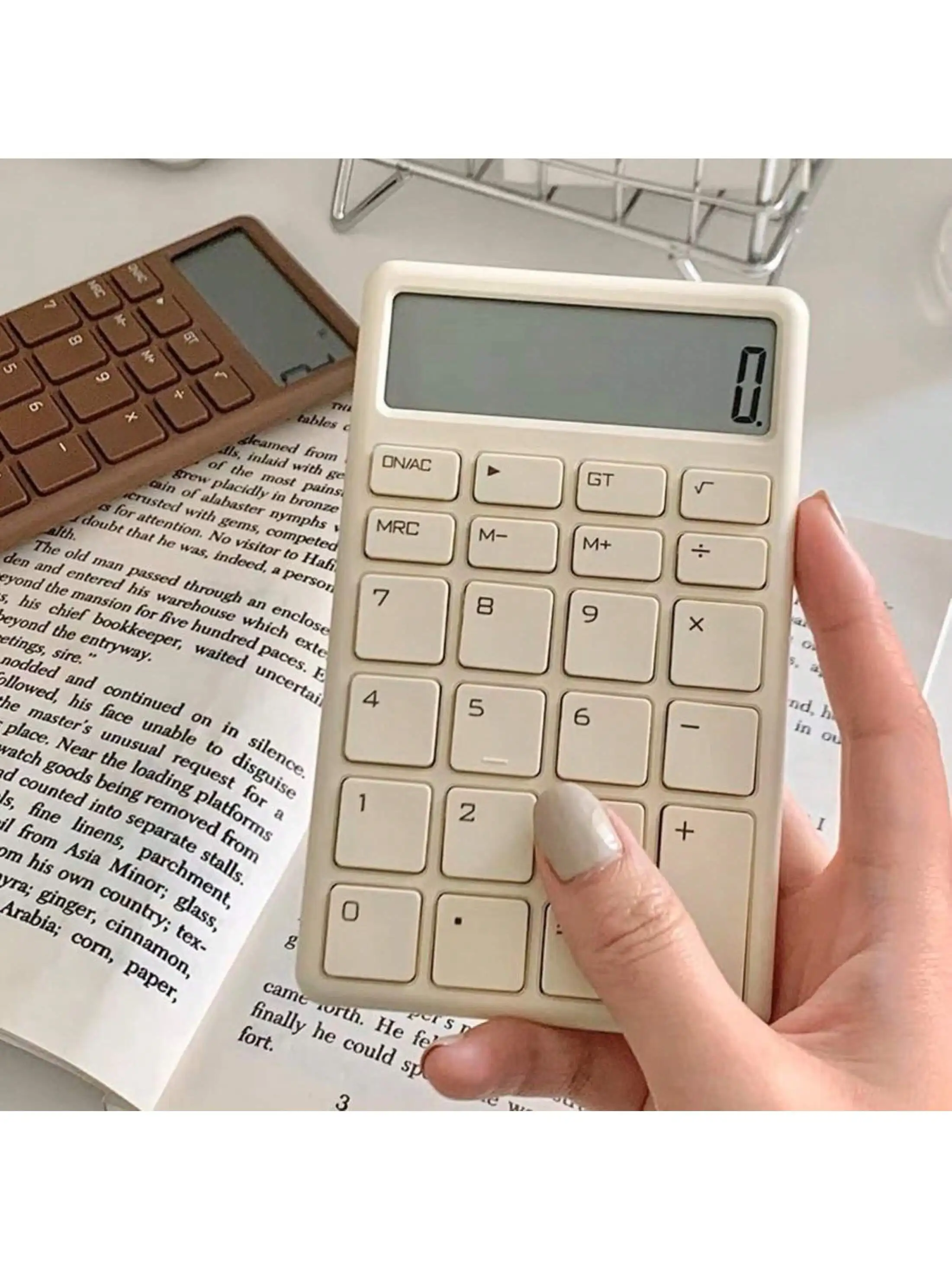 12-digit Simple Portable Calculator For Office And School Use