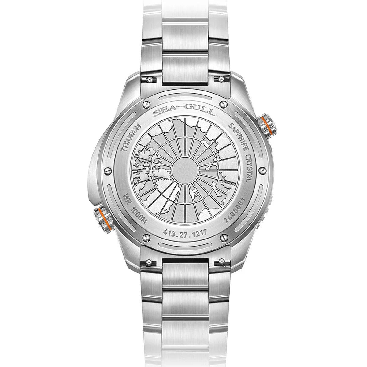 Seagull Ultra Diving Series Men Watch 100Bar Waterproof Helium Valve Integrated Watches Luxury Automatic Mechanical Watch 1217