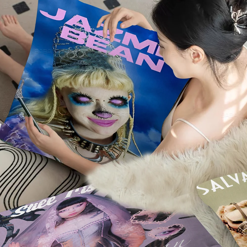 Singer Jazmin Bean Office Cushion Pillowcase Car Cushion Cover45X45CM Lumbar Pillowcase Sofa Pillowcover