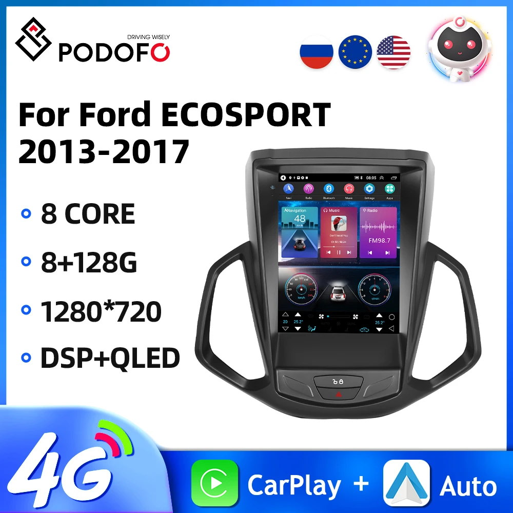 

Автомагнитола Podofo для Ford ECOSPORT 9,7-2013, 2017 дюйма, Android