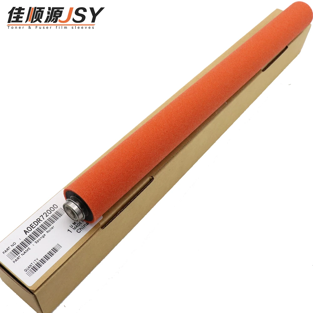 1pc A0EDR72000 Original Fuser Sponge Roller for Konica Minolta C220 C280 C360 C454 C224 C284 C308 C364 C368 224e 284e 364e 368