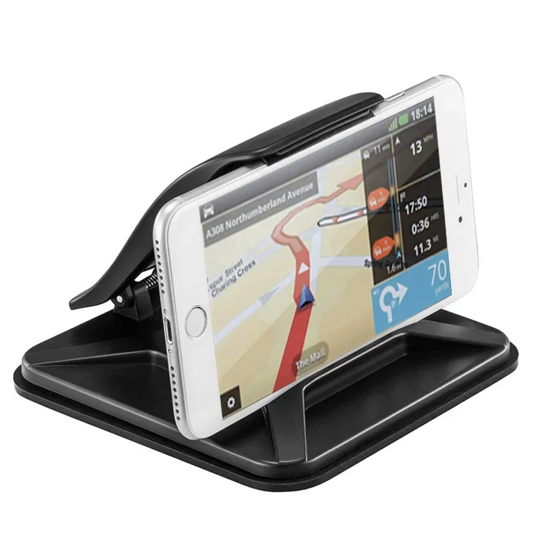 Car Dashboard Holder Phone Mount 360° Rotatable Phone Bracket Hub Horizontal & Vertical Mobile Phone GPS Support For iPhone