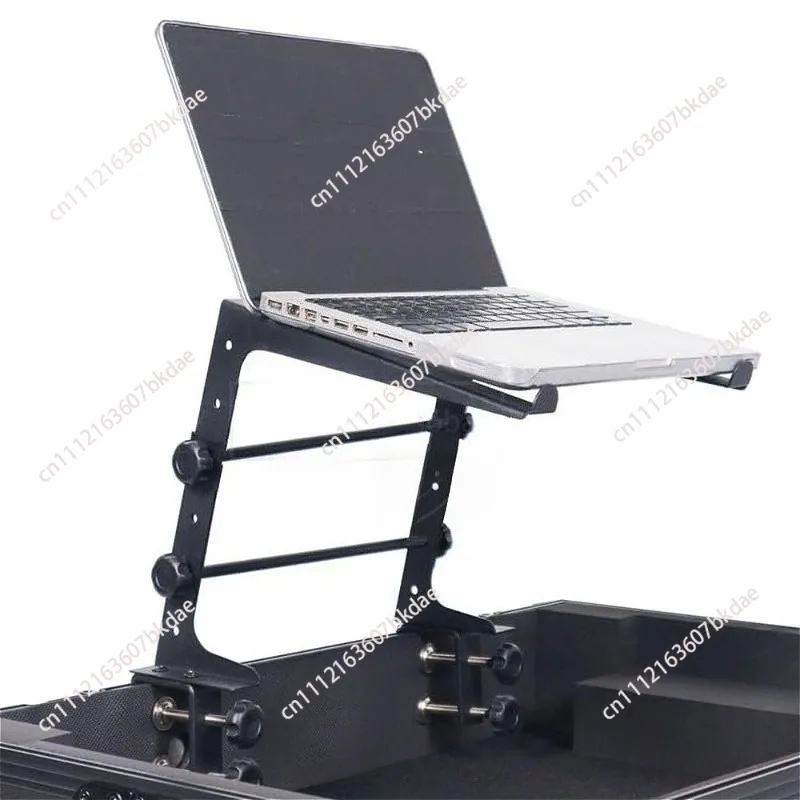 Portable DJ Laptop Stand – Folding Notebook Riser & Bar Dancing Computer Bracket with Height Adjustment