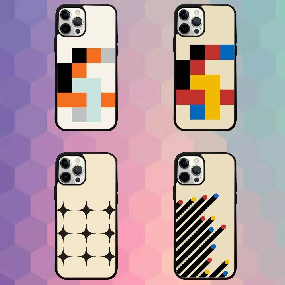 

Bauhaus Exhibition painting Phone Case For iPhone 16e,16,15,14,13,12,11,Plus,Pro,Max,Mini Magsafe Magnetic Wireless Charging