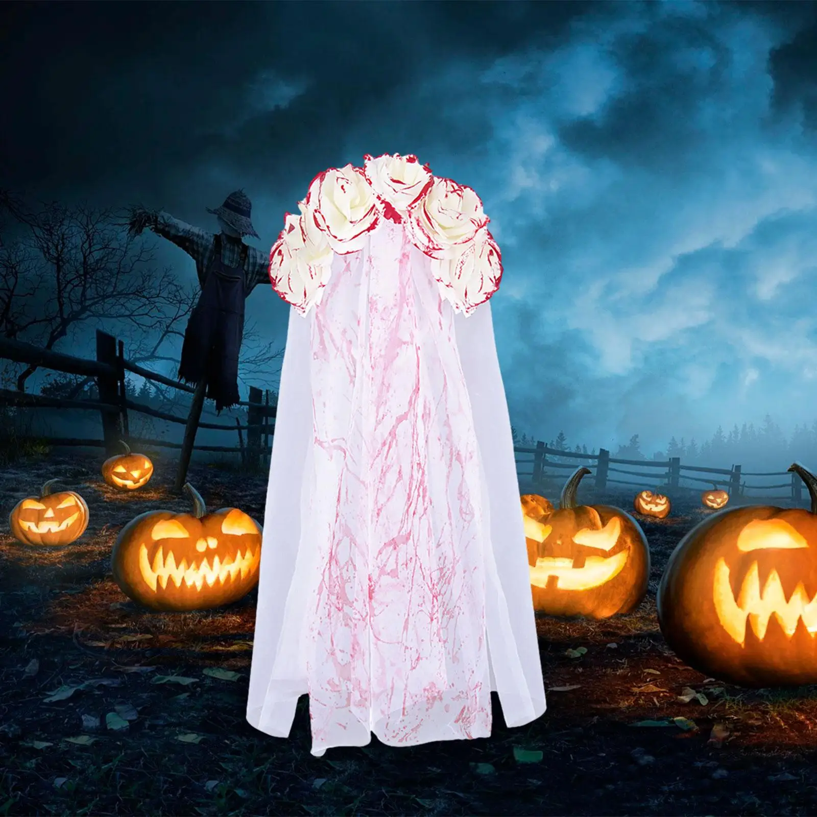 Halloween Schleier Braut Kopfschmuck Cosplay Foto Requisiten Einzigartiges Kostümzubehör