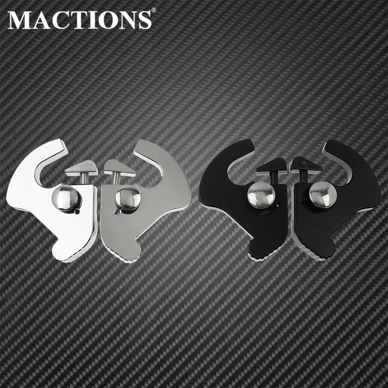 

Motorcycle Detachable Rotary Sissy Bar Luggage Rack Docking Latch Kit Black/Chrome For Harley Sportster XL Softail Dyna Touring