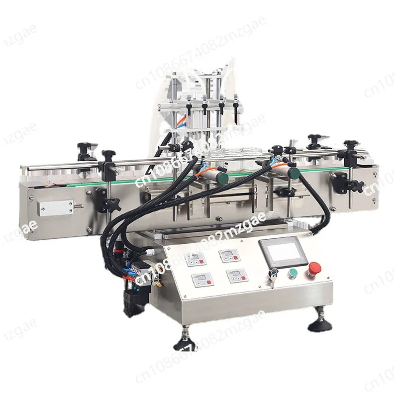 TF-4G Automatic Four-head Magnetic Pump Filling Machine Numerical Control Quantitative Desktop Food Packaging Machine