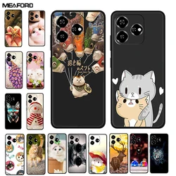 For ZTE Blade V60 60 Case Axon60 Lite Soft Silicone Painted Cats TPU Phone Covers For ZTE Axon 60 Cases Luxury Bumper V 60 Coque