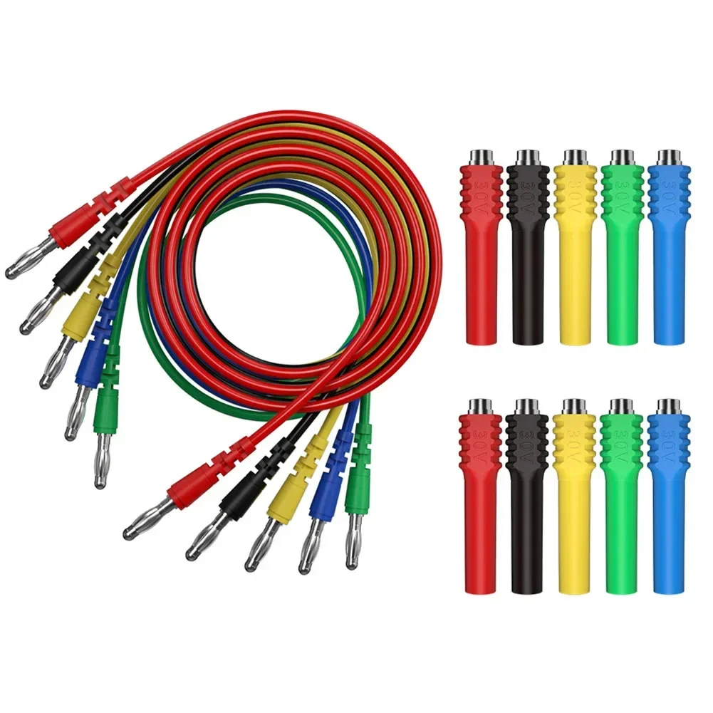 Magnetic Test Cable 4mm Banana To Banana Plug Test Leads With Magnetic Connector Banana To Banana Plug Test Cable Multimeter