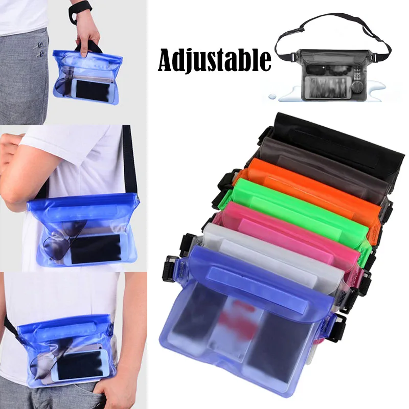 

Waterproof Swimming Bag Sealing Drift Diving Waist Pack Skiing Underwater Phone Case Cover Dry Shoulder Bag For Beach Boat Sport