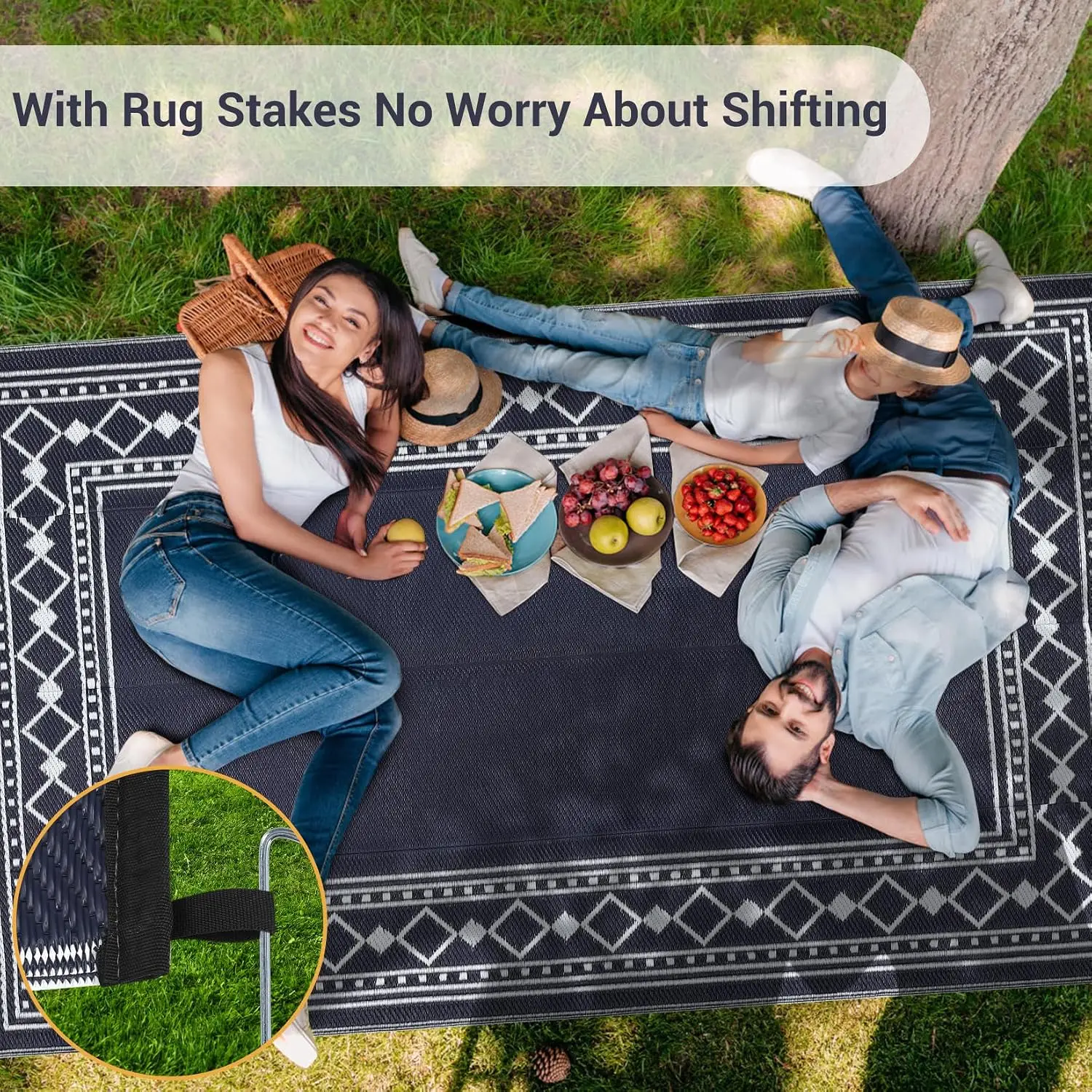 9x18 Outdoor Rug – Waterproof  - Outdoor Camping Rugs 9X18 评论和价格