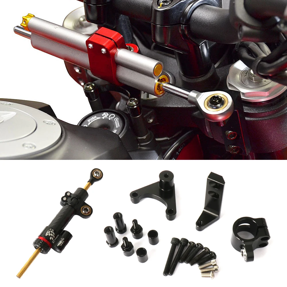 

New Motorcycle Accessories For Ducati Hypermotard 950 SP Steering Stabilizer Damper Mounting Bracket For Ducati Hypermotard 950