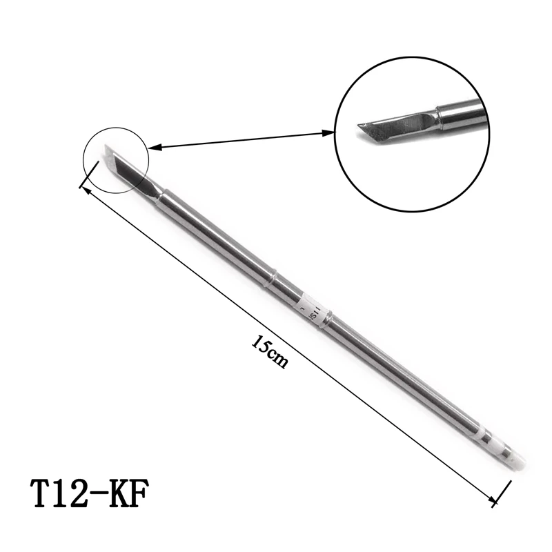 6Pcs T12 Series Iron Tip T12-K KU KF For HAKKO Solder Iron Tips Soldering Welding Stings