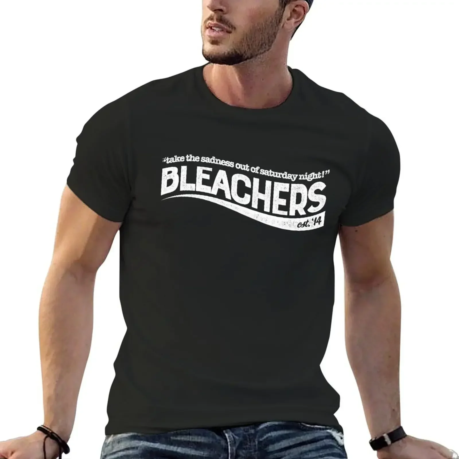 Gift Movie Fans Bleachers Music Awesome For Movie Fan T-Shirt vintage blacks men clothing