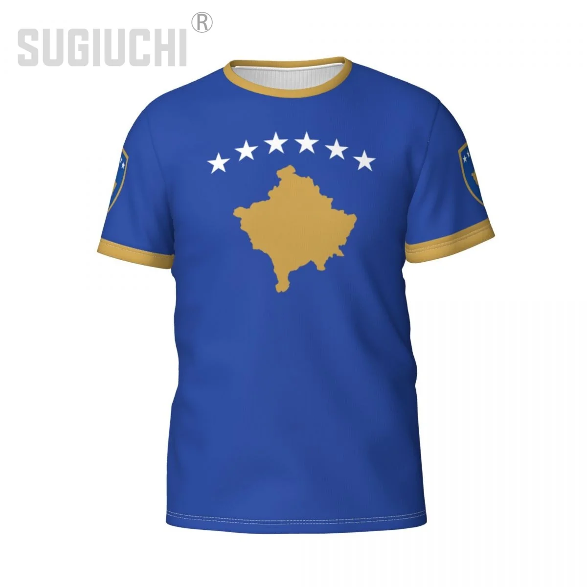 Custom Name Number Kosovo Flag Emblem 3D T-shirts For Men Women Tees jersey team Clothes Soccer Football Fans Gift T shirt