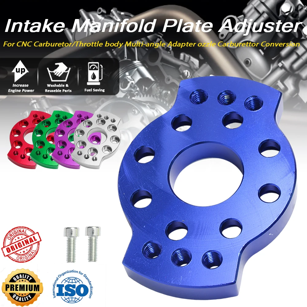 

PLATE ADJUSTER Multi-angle Adapter ozzle For CNC Carburettor Conversion Carburetor/Throttle body Intake Manifold